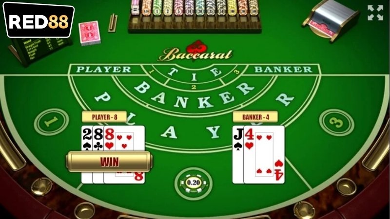 Chơi baccarat Red88 - Thế Giới Cờ Bạc Đỉnh Cao Tại Nhà 3 Ưu điểm nổi bật khi chơi baccarat Red88